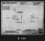 Manufacturer's drawing for North American Aviation B-25 Mitchell Bomber. Drawing number 98-733103