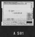 Manufacturer's drawing for North American Aviation B-25 Mitchell Bomber. Drawing number 62-73542