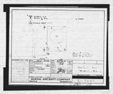 Manufacturer's drawing for Boeing Aircraft Corporation B-17 Flying Fortress. Drawing number 21-7447