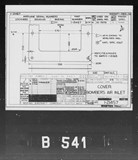 Manufacturer's drawing for Boeing Aircraft Corporation B-17 Flying Fortress. Drawing number 1-21457