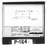 Manufacturer's drawing for Boeing Aircraft Corporation B-17 Flying Fortress. Drawing number 21-6461