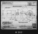 Manufacturer's drawing for North American Aviation B-25 Mitchell Bomber. Drawing number 98-34025