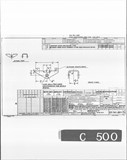 Manufacturer's drawing for Bell Aircraft P-39 Airacobra. Drawing number 33-741-069
