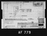 Manufacturer's drawing for North American Aviation B-25 Mitchell Bomber. Drawing number 98-611107