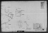 Manufacturer's drawing for North American Aviation B-25 Mitchell Bomber. Drawing number 98-42155