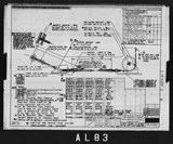 Manufacturer's drawing for North American Aviation B-25 Mitchell Bomber. Drawing number 98-61355