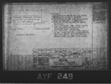 Manufacturer's drawing for Chance Vought F4U Corsair. Drawing number 39110
