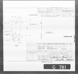 Manufacturer's drawing for Bell Aircraft P-39 Airacobra. Drawing number 33-831-013