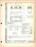 Manufacturer's drawing for Generic Parts - Aviation Standards. Drawing number an3374