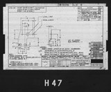 Manufacturer's drawing for North American Aviation B-25 Mitchell Bomber. Drawing number 98-54340