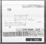 Manufacturer's drawing for Bell Aircraft P-39 Airacobra. Drawing number 33-741-077