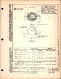 Manufacturer's drawing for Generic Parts - Aviation Standards. Drawing number an3093