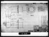 Manufacturer's drawing for Douglas Aircraft Company Douglas DC-6 . Drawing number 3400421