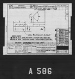 Manufacturer's drawing for North American Aviation B-25 Mitchell Bomber. Drawing number 62A-11592