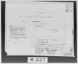 Manufacturer's drawing for Chance Vought F4U Corsair. Drawing number 33454