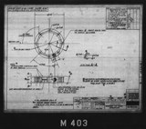Manufacturer's drawing for North American Aviation B-25 Mitchell Bomber. Drawing number 98-47204