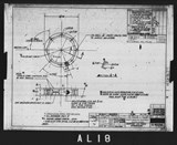 Manufacturer's drawing for North American Aviation B-25 Mitchell Bomber. Drawing number 98-47204