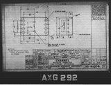 Manufacturer's drawing for Chance Vought F4U Corsair. Drawing number 41074