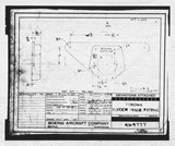 Manufacturer's drawing for Boeing Aircraft Corporation B-17 Flying Fortress. Drawing number 41-9777
