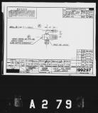 Manufacturer's drawing for Lockheed Corporation P-38 Lightning. Drawing number 199297