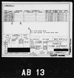 Manufacturer's drawing for Boeing Aircraft Corporation B-17 Flying Fortress. Drawing number 1-19826