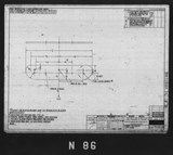 Manufacturer's drawing for North American Aviation B-25 Mitchell Bomber. Drawing number 98-730109