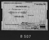 Manufacturer's drawing for North American Aviation B-25 Mitchell Bomber. Drawing number 108-533130