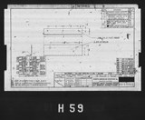 Manufacturer's drawing for North American Aviation B-25 Mitchell Bomber. Drawing number 98-54466