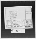 Manufacturer's drawing for Chance Vought F4U Corsair. Drawing number 34060