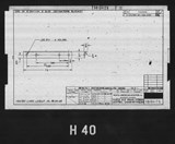 Manufacturer's drawing for North American Aviation B-25 Mitchell Bomber. Drawing number 98-54176