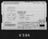 Manufacturer's drawing for North American Aviation B-25 Mitchell Bomber. Drawing number 98-72112