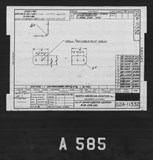 Manufacturer's drawing for North American Aviation B-25 Mitchell Bomber. Drawing number 62A-11332