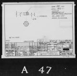 Manufacturer's drawing for Lockheed Corporation P-38 Lightning. Drawing number 69768