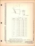Manufacturer's drawing for Generic Parts - Aviation Standards. Drawing number and10061