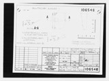 Manufacturer's drawing for Beechcraft AT-10 Wichita - Private. Drawing number 106546