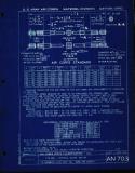 Manufacturer's drawing for Generic Parts - Aviation Standards. Drawing number an703