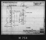 Manufacturer's drawing for North American Aviation B-25 Mitchell Bomber. Drawing number 98-62407