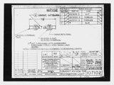 Manufacturer's drawing for Beechcraft AT-10 Wichita - Private. Drawing number 107102