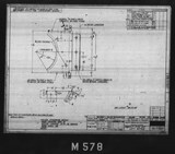 Manufacturer's drawing for North American Aviation B-25 Mitchell Bomber. Drawing number 98-53807