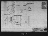 Manufacturer's drawing for North American Aviation B-25 Mitchell Bomber. Drawing number 98-58354
