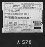 Manufacturer's drawing for North American Aviation B-25 Mitchell Bomber. Drawing number 62-73362