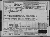 Manufacturer's drawing for North American Aviation B-25 Mitchell Bomber. Drawing number 62-73364
