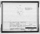 Manufacturer's drawing for Boeing Aircraft Corporation B-17 Flying Fortress. Drawing number 41-693