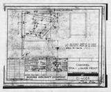 Manufacturer's drawing for Boeing Aircraft Corporation B-17 Flying Fortress. Drawing number 21-6023