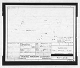 Manufacturer's drawing for Boeing Aircraft Corporation B-17 Flying Fortress. Drawing number 41-1253