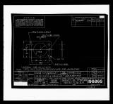 Manufacturer's drawing for Lockheed Corporation P-38 Lightning. Drawing number 196868