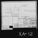 Manufacturer's drawing for Vultee Aircraft Corporation BT-13 Valiant. Drawing number 74-46026