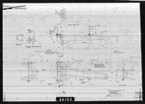 Manufacturer's drawing for North American Aviation B-25 Mitchell Bomber. Drawing number 98-61110