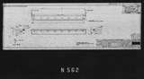Manufacturer's drawing for North American Aviation B-25 Mitchell Bomber. Drawing number 98-61337