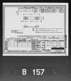 Manufacturer's drawing for Boeing Aircraft Corporation B-17 Flying Fortress. Drawing number 1-19687